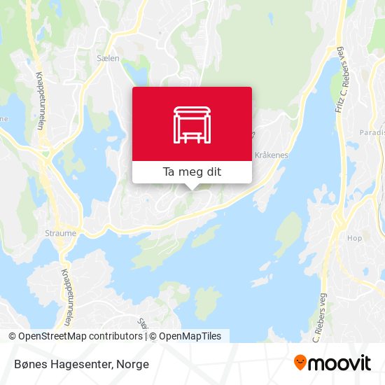 Bønes Hagesenter kart