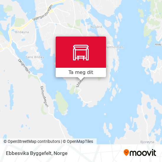 Ebbesvika Byggefelt kart