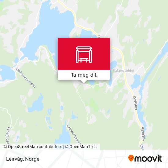 Leirvåg kart