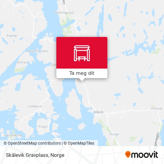 Skålevik Gravplass kart