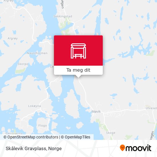 Skålevik Gravplass kart
