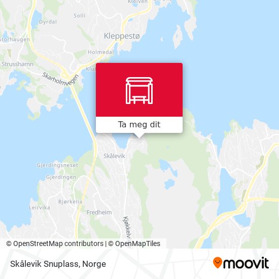 Skålevik Snuplass kart