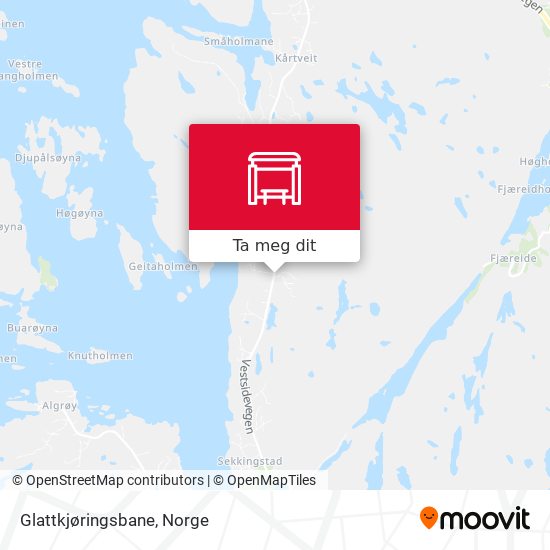 Glattkjøringsbane kart