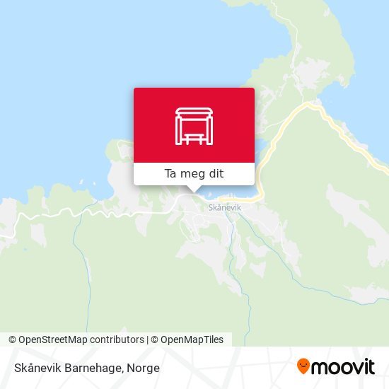 Skånevik Barnehage kart