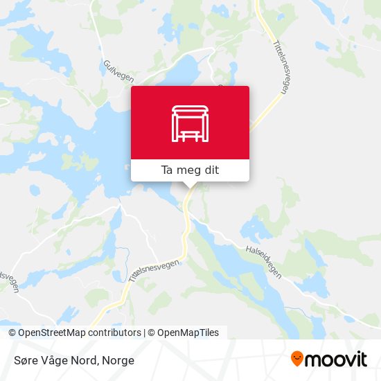 Søre Våge Nord kart