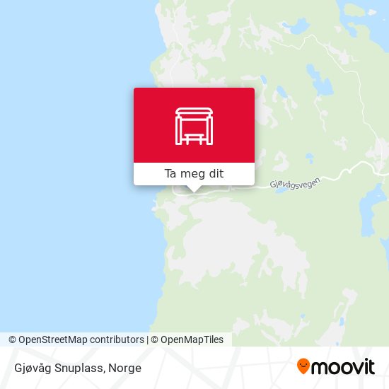 Gjøvåg Snuplass kart