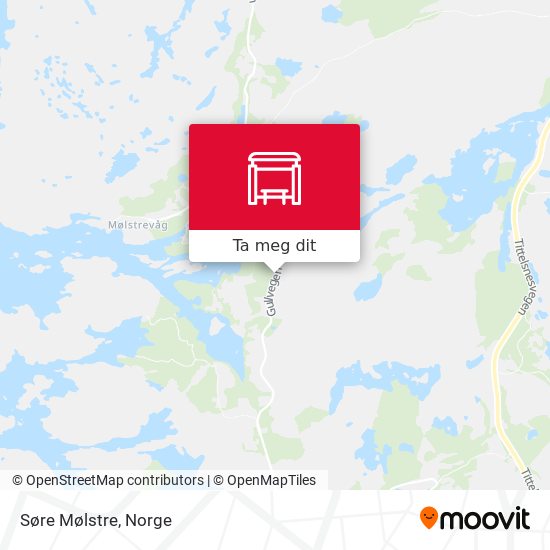 Søre Mølstre kart