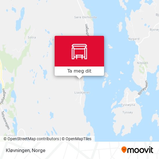 Kløvningen kart