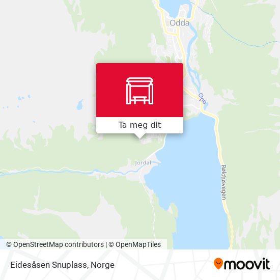 Eidesåsen Snuplass kart