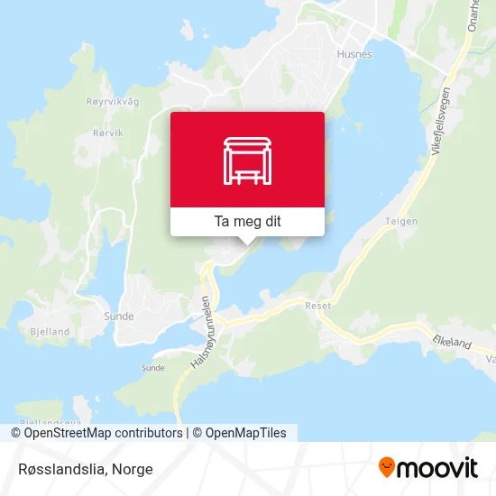 Røsslandslia kart