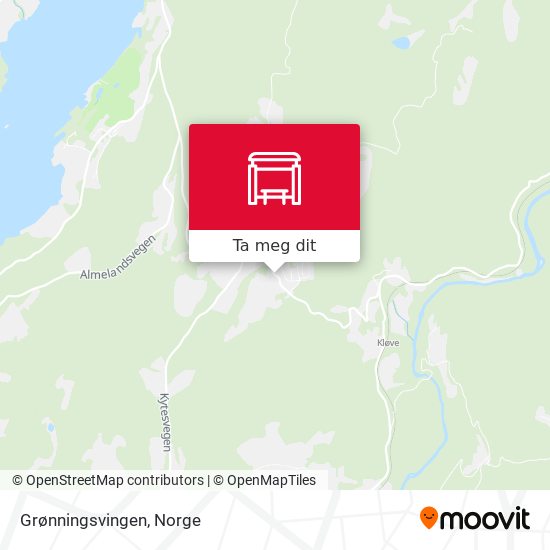 Grønningsvingen kart