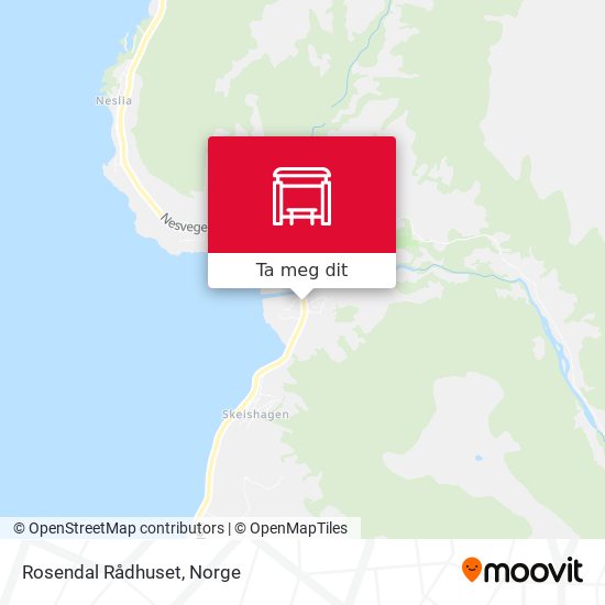 Rosendal Rådhuset kart