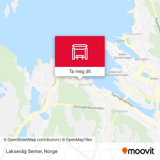 Laksevåg Senter kart