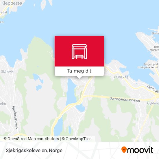 Sjøkrigsskoleveien kart