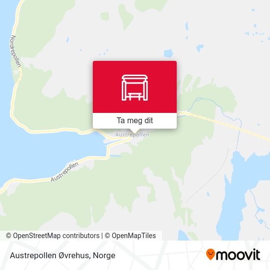 Austrepollen Øvrehus kart