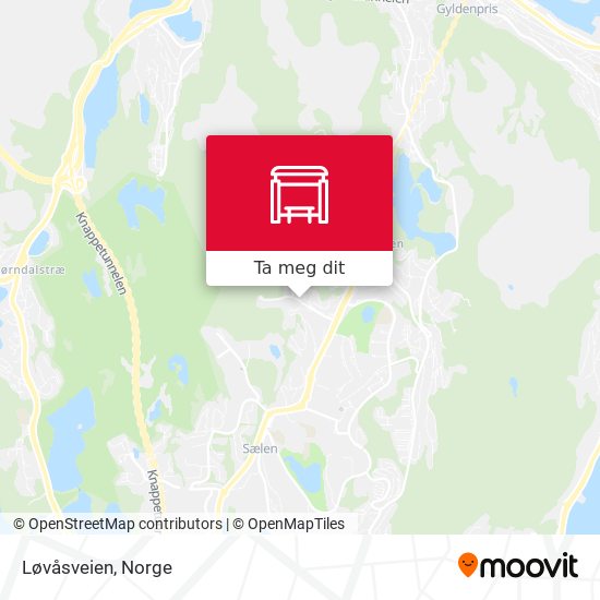 Løvåsveien kart