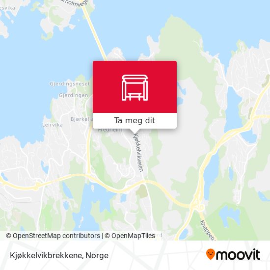 Kjøkkelvikbrekkene kart