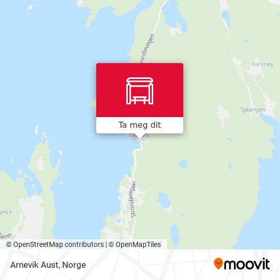 Arnevik Aust kart