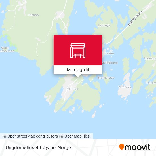 Ungdomshuset I Øyane kart