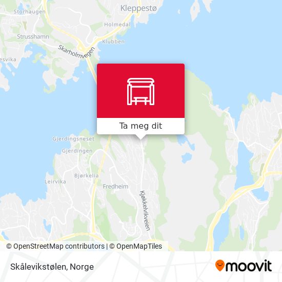 Skålevikstølen kart