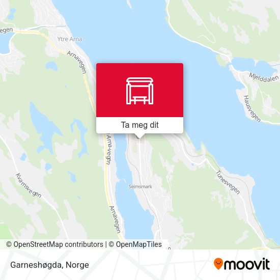 Garneshøgda kart