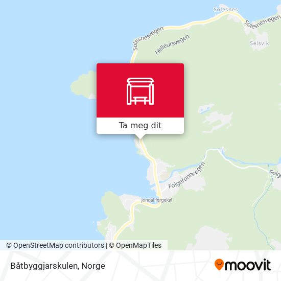 Båtbyggjarskulen kart