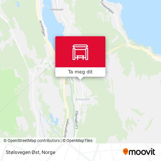 Stølsvegen Øst kart