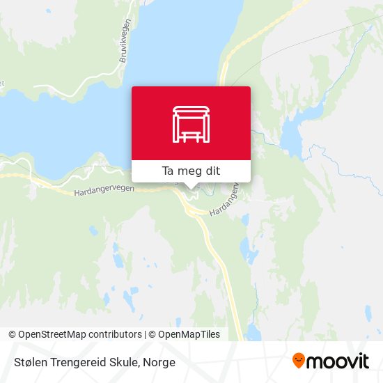 Stølen Trengereid Skule kart