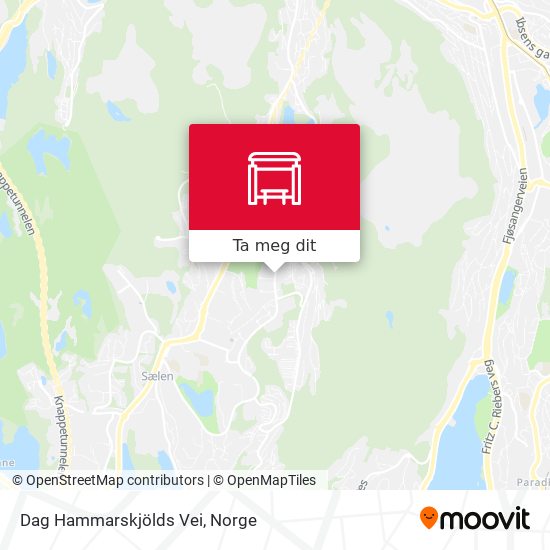 Dag Hammarskjölds Vei kart