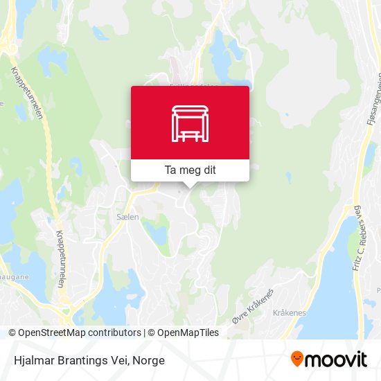 Hjalmar Brantings Vei kart