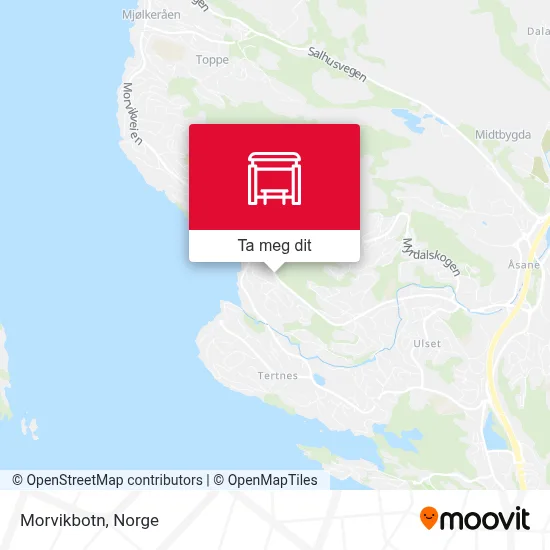 Morvikbotn kart