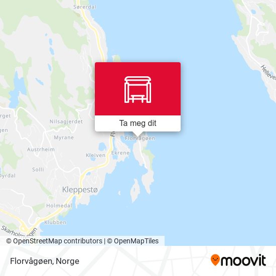 Florvågøen kart