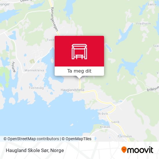 Haugland Skole Sør kart