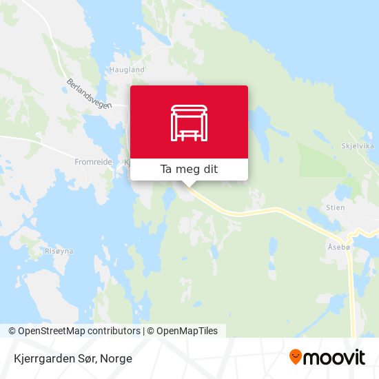 Kjerrgarden Sør kart