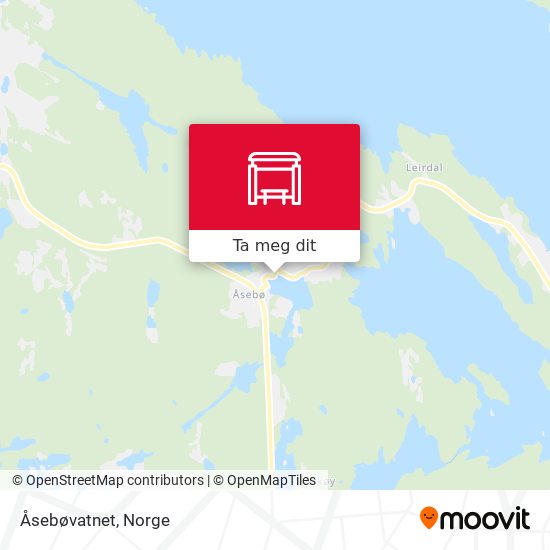 Åsebøvatnet kart