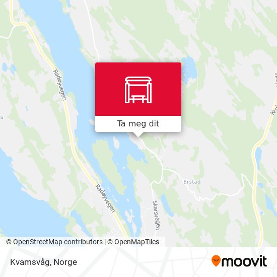 Kvamsvåg kart