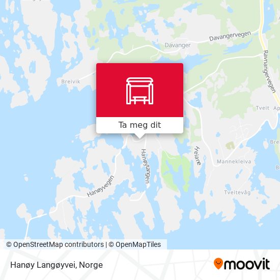 Hanøy Langøyvei kart