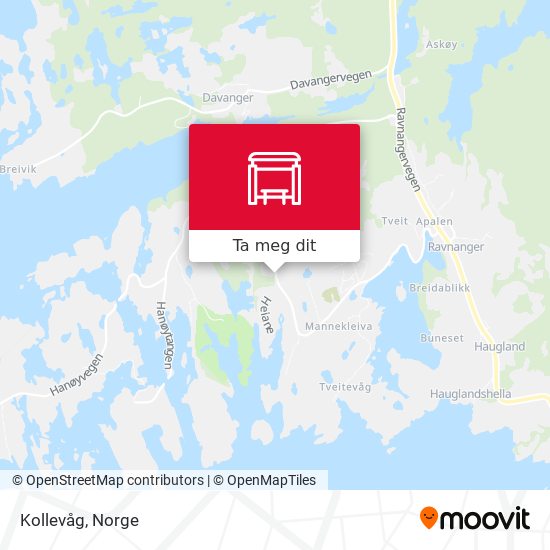 Kollevåg kart