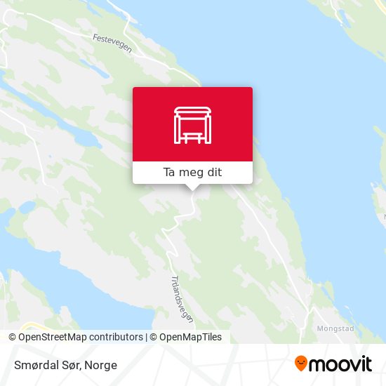Smørdal Sør kart