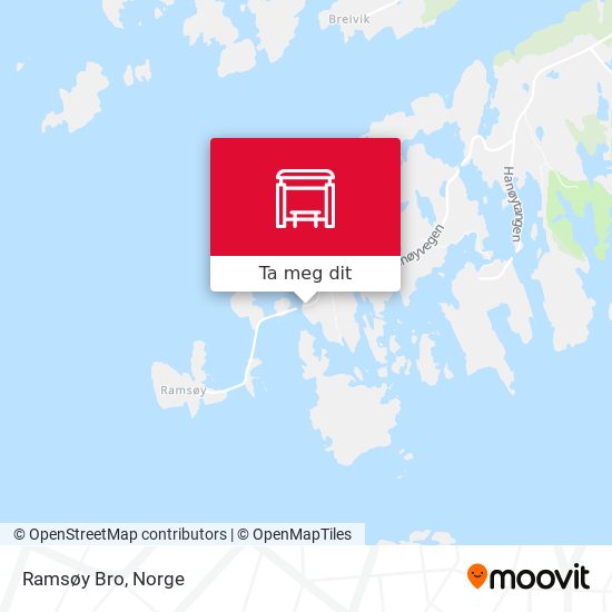 Ramsøy Bro kart