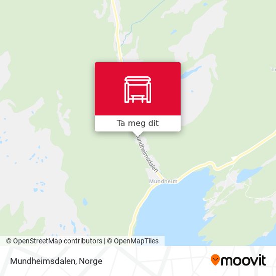 Mundheimsdalen kart