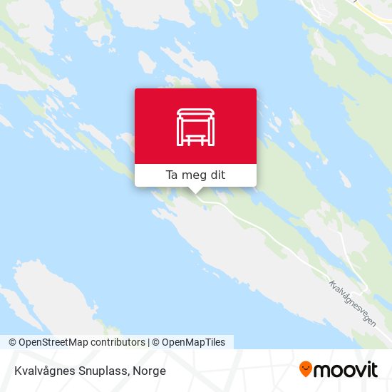 Kvalvågnes Snuplass kart
