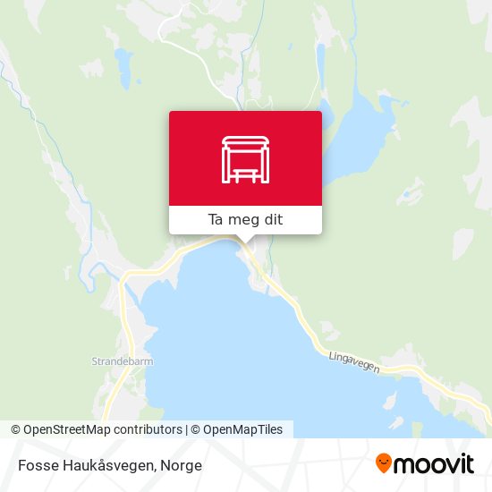 Fosse Haukåsvegen kart