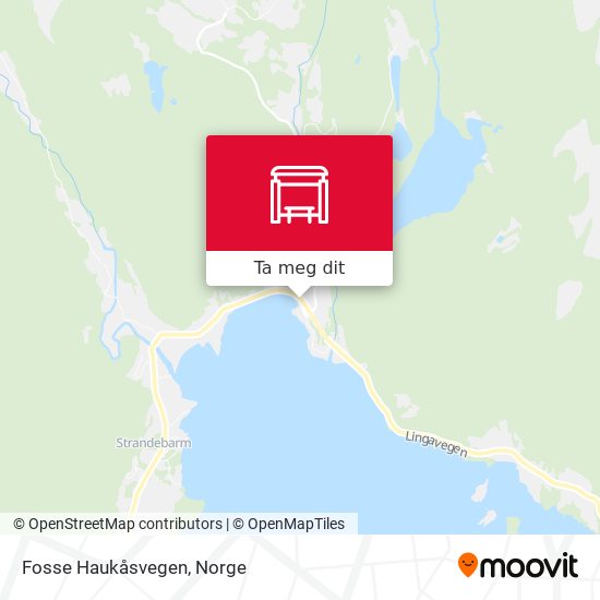Fosse Haukåsvegen kart