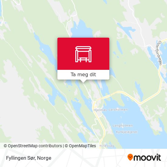 Fyllingen Sør kart