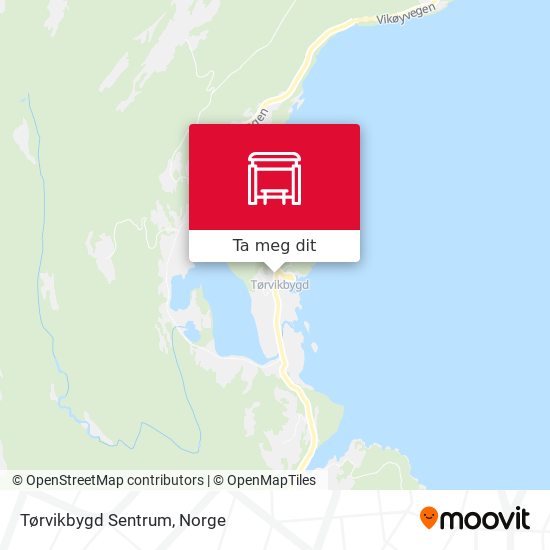 Tørvikbygd Sentrum kart
