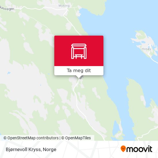 Bjørnevoll Kryss kart