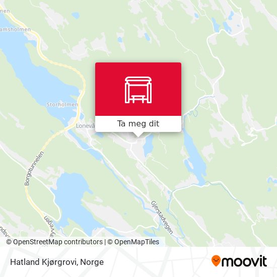 Hatland Kjørgrovi kart