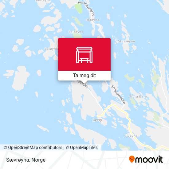 Sævrøyna kart