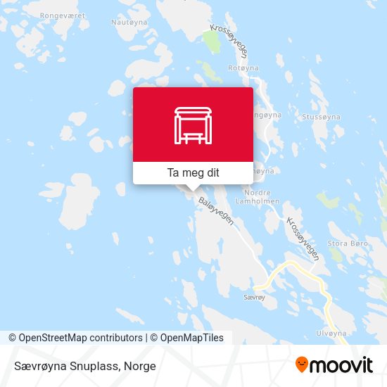 Sævrøyna Snuplass kart